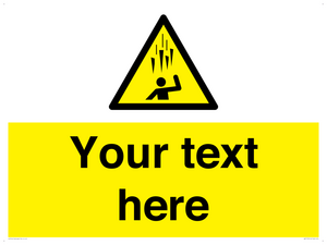 Custom Falling Ice sign